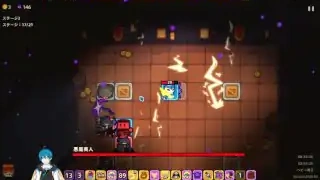 ショップ商人戦|発生場面と戦う前の買い物判断のゲーム画面